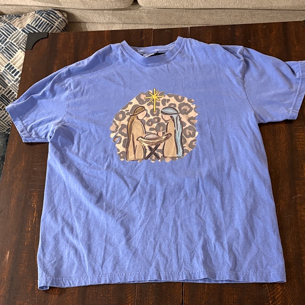Blue Graphic women’s tee Shirt